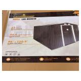 Land Honor 8'x10' Galvanized Apex Roof Metal Shed