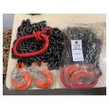 (2) 5/16 7 ft G80 Chain Slings