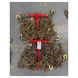 (2) 5/16 Ratchet Binders and (4) 20ft 5/16 Chains