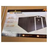 Land Honor 6'x8' Galvanized Apex Roof Metal Shed