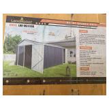 Land Honor 11'x19' Metal Garage Shed with Double Front Doors