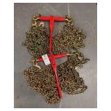 (2) 5/16 Ratchet Binders and (4) 20ft 5/16 Chains