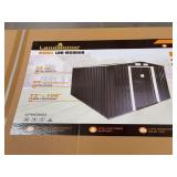 Land Honor 6'x8' Galvanized Apex Roof Metal Shed