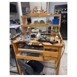 Jeweler's Workbench with Assorted Specialty Tools