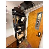Assorted Jewelry Displays and Plastic Shelving Unit