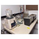 Jewelry Workshop Equipment Lot with Barrel Machine, Ultrasonic Cleaners, and Scales
