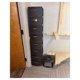 2 Plastic Storage Drawer Units