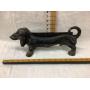 Cast Iron Dachshund Boot Scraper, 16"L, 6"T