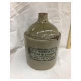 F.W. Baker, Nashville TENN. Adv. 1 Gal. Glazed