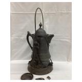 Ornate Water/Coffee Server, Brackets Broken,