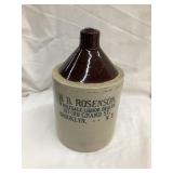 H.B. Rosenson, Brooklyn NY Adv. 1/2 Gal.