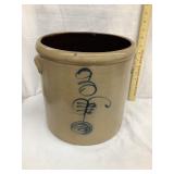 Red Wing Salt Glazed 3 Gal. Crock w/ Ribcage