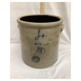 Red Wing Salt Glazed 4 Gal. Crock w/ Single P w/