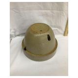 Salt Glazed Stoneware Bowl, 9 1/4" Diameter, 6