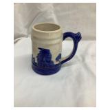 Sleepy Eye 4 1/2"T Mug by Monmouth Pottery,