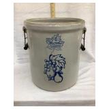Western Stoneware 6 Gal. Crock w/ Fruit, Bail