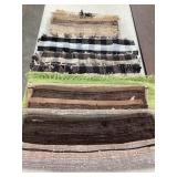 (10) Vintage Rag Rugs, Multiple Sizes, Some Have