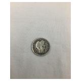 1913 Silver Barber Dime