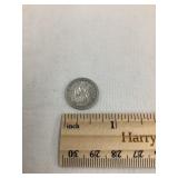1850 Silver Seated Liberty Dime