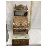 Ornate Brass National Cash Register, Working,