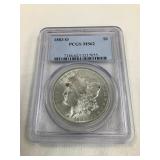 1883 O Morgan Silver Dollar, MS 62