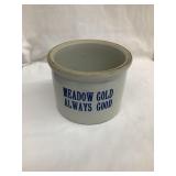 Meadow Gold 3 lb. Butter Crock, 4 1/2"T, Small