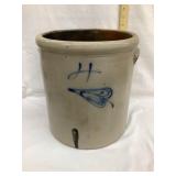 North Star Salt Glazed 4 Gal. Crock w/ Cobalt