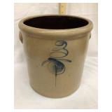 Red Wing Salt Glazed 3 Gal. Clock w/ Bumblebee