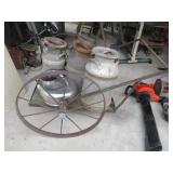 Vintage Milk Cart w/ (3) Cans