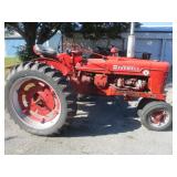 IH McCormick Farmall Super "H" Tractor, Running,