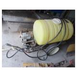 Sprayer Tank on Wheels, Motor