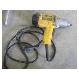 DeWalt Electric 1/2" Impact Wrench, Working