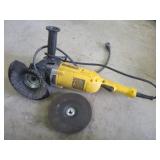DeWalt 7" Electric Angle Grinder, Working