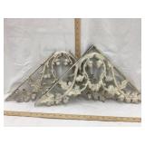 (2) Cast Iron (Acorn) Brackets, 15 1/2" x 15 1/2,