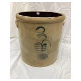 Red Wing Salt Glazed 3 Gal. Crock w/ Cobalt