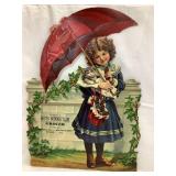 Louis Sonneville Grocer, Moline, IL Adv. Die-Cut