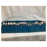 (63) Pieces of 1835 R. Wallace Vintage Silverware