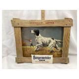 Burgermeister Beer 3D Cardboard Adv. Sign w/
