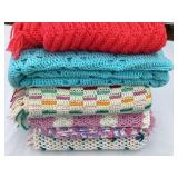 (6) Vintage Afghans, Various Sizes