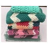 (6) Vintage Afghans, Various Sizes