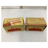 (2) Colesburg IA Co-Op Creamery 1 lb. Butter