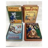 (4) Vintage Wizard of Oz Books, (3) by L. Frank
