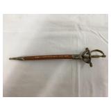 Toledo Mini Sword/Letter Opener w/ Sheath, 9