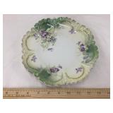 RS Prussia Ornate Victorian Plate, 8 1/2" D