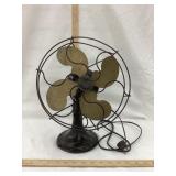 Vintage Emerson Jr. 10" Oscillating Metal Fan,