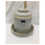 Ruckles 1 Gal. Stoneware Chicken Water w/ Base, 9
