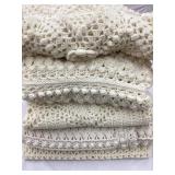 (5) Vintage Afghans, Various Sizes