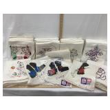 (7) Day of the Week Towel Sets w/ Embroidery