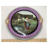 1923 Hub. Waltzer Hand Painted Charger of