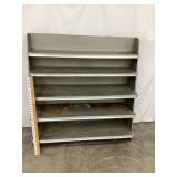 Wooden Store Rolling Display Rack/Shelf, 50"T, 48